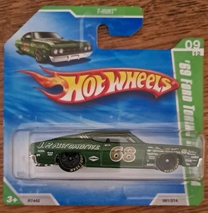 Hot Wheels 2010 Treasure Hunt 9/12. '69 Ford Torino Talladega Mint on Short Card - Picture 1 of 7