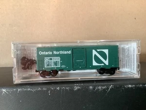 Ontario Northland N Scale 40' Standard Box Car Micro-Trains #24100-MINT - Picture 1 of 7