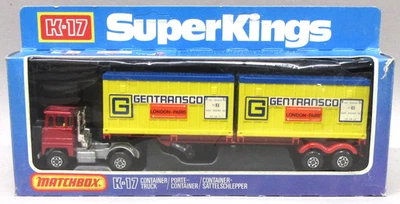 Matchbox SuperKing K17 yellow GENTRANSCO Scammell Crusader Transport diecast MIB - Image 1 of 4