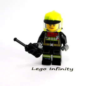 LEGO 2025 Mujer Bombero Minifigura Camión de Bomberos Velocidad Coche de Carreras 66803 60458 - Imagen 1 de 3