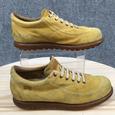 Camper Shoes Womens 38 Pelotas Ariel Sneakers Yellow Lace Up Low Top Comfort - Image 1 of 4
