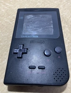 Nintendo Game Boy Pocket MGB-001 Nero per riparazione ricambi - Foto 1 di 7