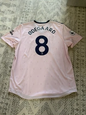 Arsenal Adidas Soccer Jersey Martin Odegaard 8 pink Heat.rdy authentic XL - Image 1 of 4
