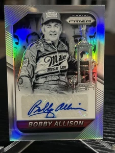 2016 BOBBY ALLISON PANINI RACING PRIZM SILVER AUTOGRAPHED. - Picture 1 of 8