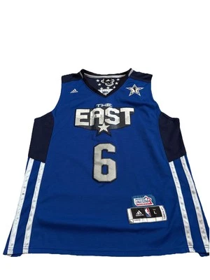 Футболка Леброна Джеймса All Star 2011 Miami Heat East NBA NO6 большая +2 длина - Изображение 1 из 4