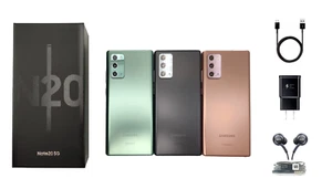 Samsung Galaxy Note 20 5G N981U 128GB Gray Green Bronze (Unlocked) Open Box - Picture 1 of 10