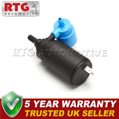 Windscreen Washer Pump Front Rear Fits Fiat Panda (Mk2) 1.2 - Image 1 of 4