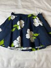 Hollister women's floral skirt lined elastic waist size M