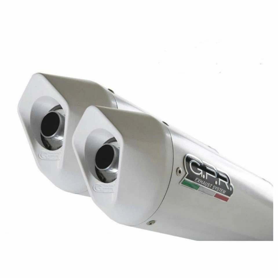 GPR Exhaust BMW K1600GT 2010-2016 Pair Homolog Slip-On Albus Ceramic - Image 1 of 1