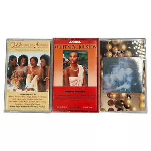 Whitney Houston, Prince Cassette Tape Set of 3 Music Soundtrack Pop R&B Untested - Picture 1 of 4