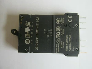 NEW E-T-A ETA 2210-S211-P1M1-H111-2A 2A circuit breaker 2 amp - Picture 1 of 3