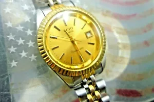 Damen 24 mm Octo Missilemaster Quarz ETA 1j geriffeltes SS 6 1/4" Handgelenk - Bild 1 von 12
