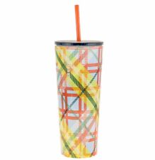 2019 Starbucks Spring Plaid Travel Coffee Drink Tumbler 16oz