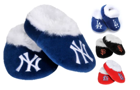 MLB Low Top Baby Booties Slippers by Forever Collectibles Cover