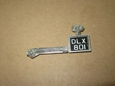 254P Burago 3006 Italie Plaque Immatriculation d' Origine de Jaguar SS 100 1:18 - Photo 1/3