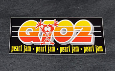 Vintage RARE Q102 Pearl Jam TEXAS Best Rock & Roll Bumper Sticker