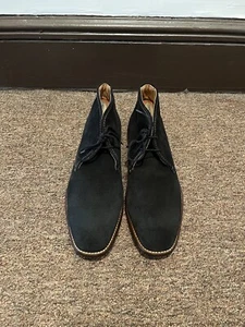 LLOYD HENGELO BLACK SUEDE CHUKKA BOOTS SIZE US11/UK10 MSRL $269 - Picture 1 of 19