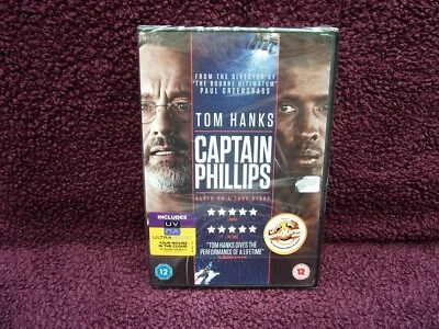 Captain Phillips DVD (2013) Tom Hanks, Barkhad Abdi, Brand New and Sealed - Image 1 of 2