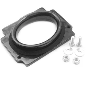 Black Air Filter Intake Adapter For Yamaha ATV Banshee All Years - Picture 1 of 5