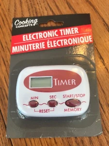 Electronic timer, kitchen timer,  work shop timer, Red & white Ships N 24h - Picture 1 of 2