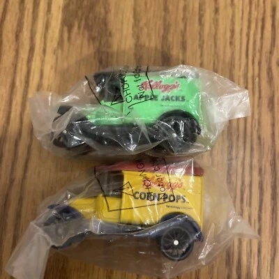 Set of 4 Vintage 1979 & 1989 Kellogg’s Cereal Matchbox Cars Ford Model A & T - Image 1 of 4