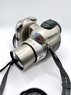 Minolta Konica Camera Digital  DiMAGE Z6 6.0MP Case & MB Card - Tested/Works - Image 1 of 4