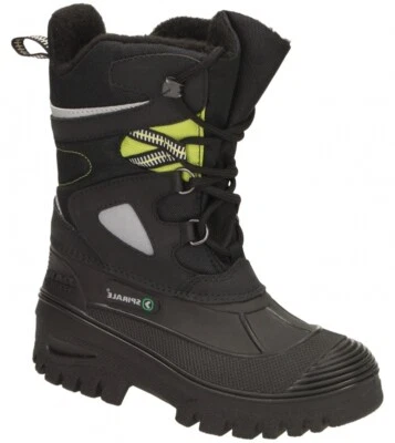 SPIRALE/NORA Nora Kinder Freizeit Gummistiefel Regenstiefel Falco schwarz hellgrün