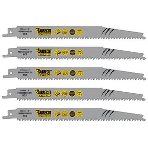 5 SabreCut S2345X Fast Cut Reciprocating Saw Blades Wood Plastics Universal Fit - Picture 1 of 6