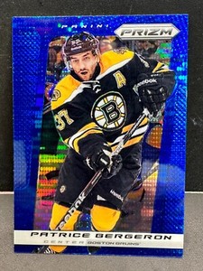 Patrice Bergeron 2013-14 Panini Prizm Wal-Mart Blue Pulsar Prizm #2 Bruins