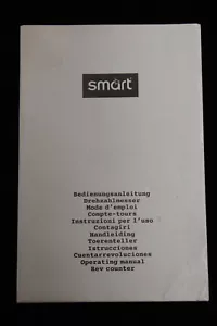 001483 SMART ForTwo 450 MANUAL DE INSTRUCCIONES CUENTARREVOLUCIONES GASOLINA 0009090V002 - Imagen 1 de 2