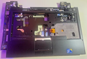 DELL LATITUDE E4300 OEM PALMREST TRACKPAD WITH BOTTOM ASSEMBLY, R619D, NPNM3 - Picture 1 of 12