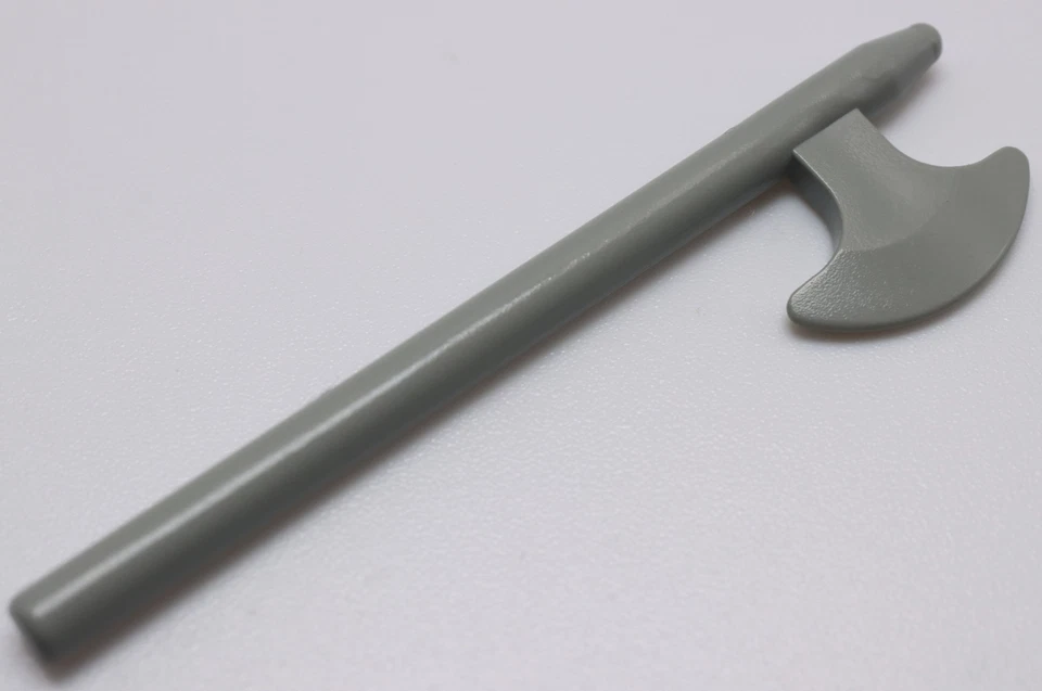 Lego 2x Castle Light Gray Halberd Pike Minifig Weapon - Image 1 of 1