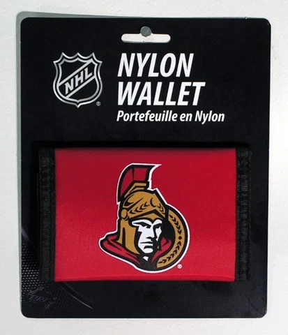 Ottawa Senators NHL Licensed Nylon Trifold Wallet New FREE US SHIPPING Cover