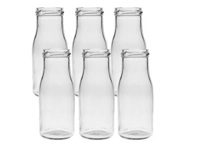 6 x Vasen Rund Glasfläschchen kleine Dekoflaschen Blumenvase Väschen Vase Typ156 - Bild 1 von 3