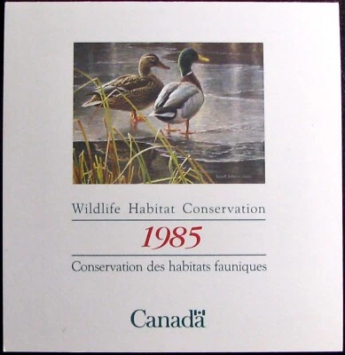 1985 CANADA #FWH1: VF MNH 'Wildlife Conservation' issue - First in the series - Image 1 of 2