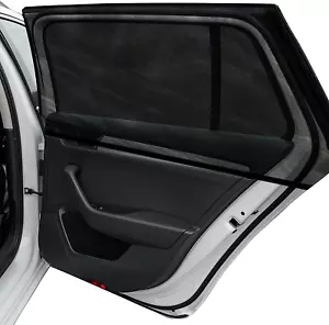 Car Window Shades, 2 Pack Breathable Mesh Side Car Window Sun Shades, Stretch Ca - Picture 1 of 7