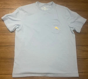 Tommy Bahama "Paddletale" Graphic Pocket Short Sleeve T-Shirt Men's Size Small - Picture 1 of 5