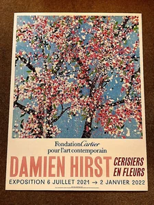 Damien Hirst Cherry Blossom Fondation Cartier Poster 2021 - Bild 1 von 4