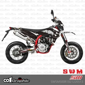 GRAPHICS DECALS STICKERS KIT FOR SWM SM500R RS500R RS300R 2018-2024 - Picture 1 of 1