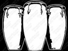Congas Decal Vinyl Sticker Latin Percussion Tumba Conga Quinto 