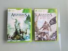 (2) Assassin's Creed Iii & Iv Black Flag (Microsoft Xbox 360, 2012)