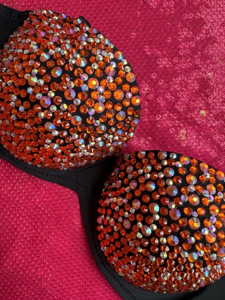 Sujetador de cristal hecho a mano, ropa interior sexy, ropa interior para mujer, sujetador para mujer, sujetador sexy” Foto 1 de 4