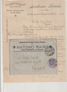 Sobre y Carta Comercial Santo Domingo de la Calzada a Madrid año 1909 (GN-394) - Picture 1 of 1