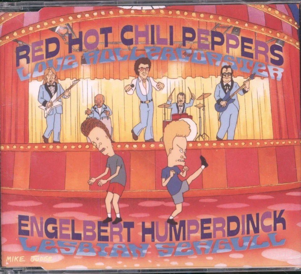 Red Hot Chili Peppers Love Rollercoaster / Lesbian Seagull CD UK Geffen 1997 - Image 1 of 2