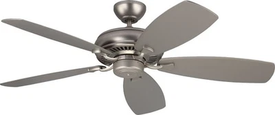 5LCM52BP Protruding Mount, 5 Silver Blades Ceiling fan, Brushed Pewter - Image 1 of 3