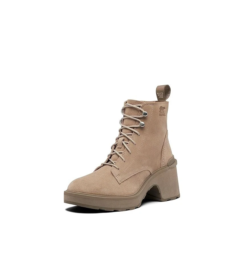 Sorel Size 8 Hi-Line Heel Lace - Ceramic/Chalk Waterproof Material