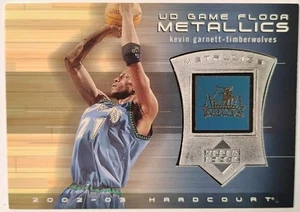 Kevin Garnett 2002-03 UD Game Floor Metallics RARE! Insert #KG-M NM-MINT  - Picture 1 of 5