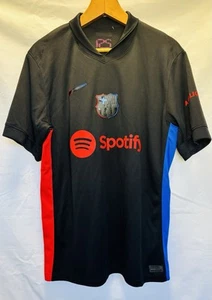 BARCELONA F.C. 2024-25 125th Anniversary Away Soccer Football Nike Jersey M VGC - Picture 1 of 16