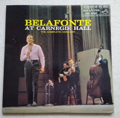 Belafonte at Carnegie Hall The Complete Concert RCA Victor LOC 6006 2-LP Set - Image 1 of 4