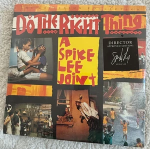 DO THE RIGHT THING Criterion Collection a Spike Lee joint Laserdisc unopened NR! - Picture 1 of 4